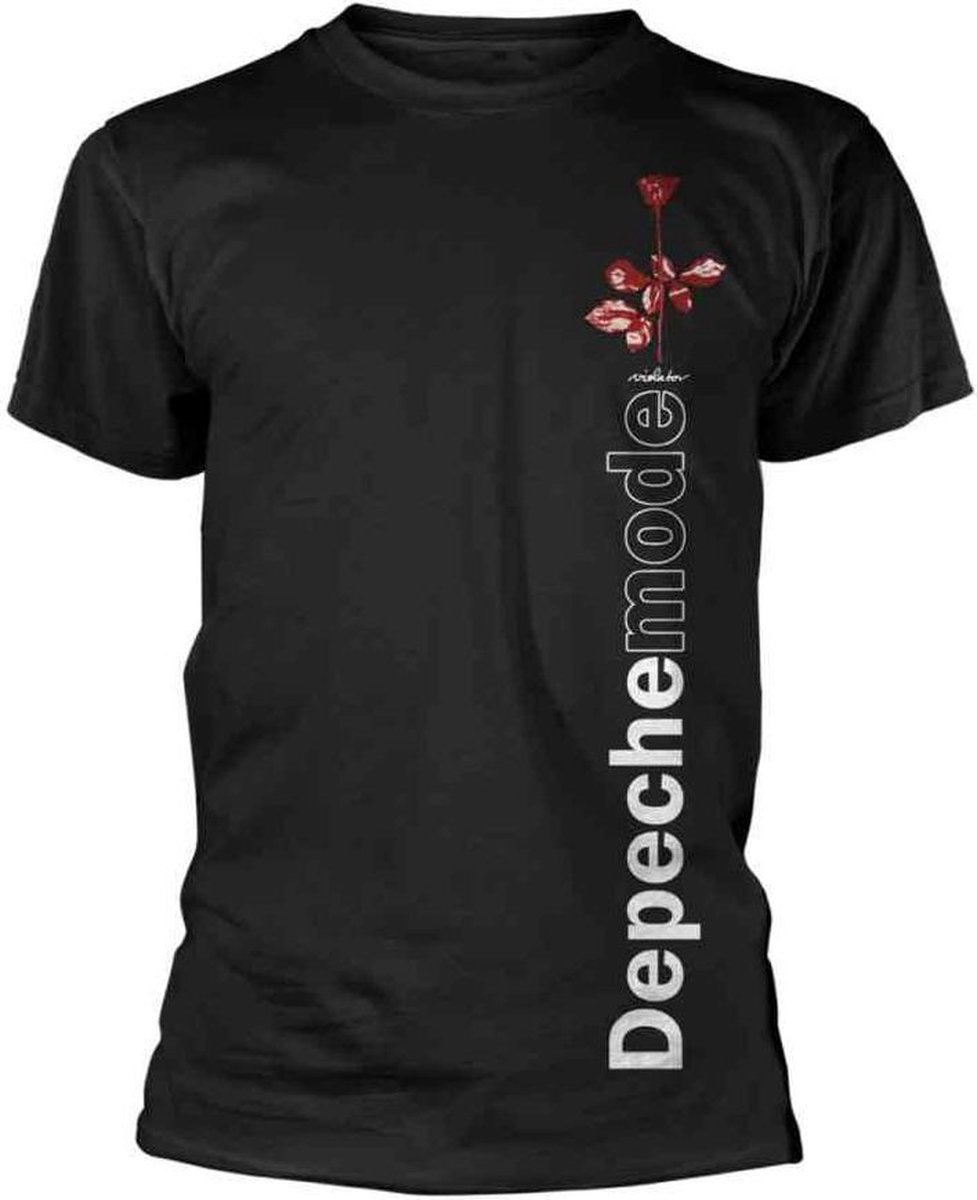 Depeche Mode Heren Tshirt -S- Violator Side Rose Zwart