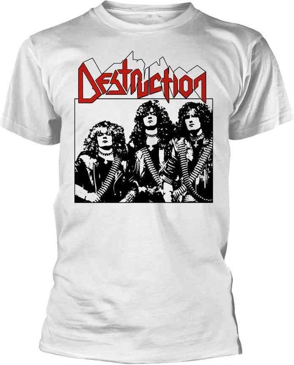 Destruction Heren Tshirt -XXL- Alt Photo Wit