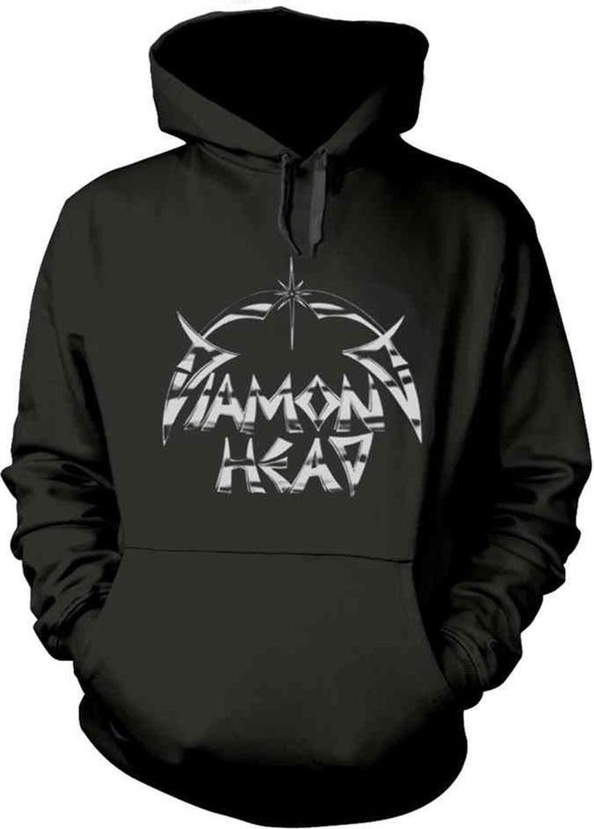 Diamond Head Hoodie/trui -M- Lightning Zwart