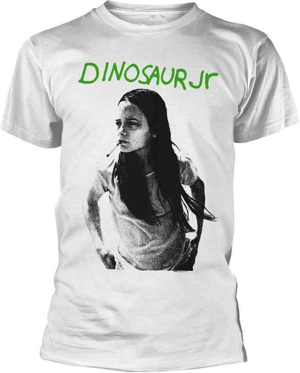 Dinosaur Jr. Heren Tshirt -S- Green Mind Wit