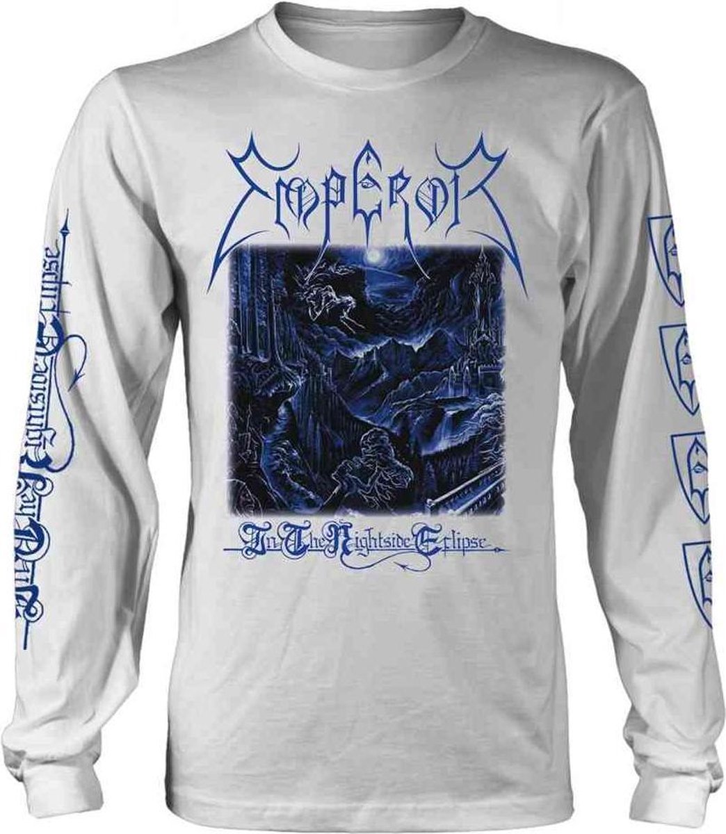 Emperor Longsleeve shirt -XXL- In The Nightside Eclipse Wit