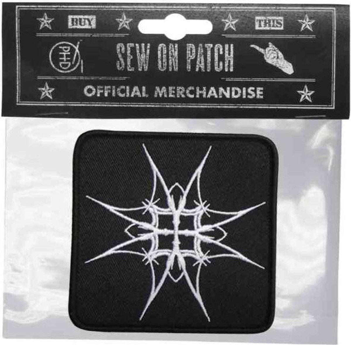 Emperor Patch PROMETHEUS (SQUARE) Zwart