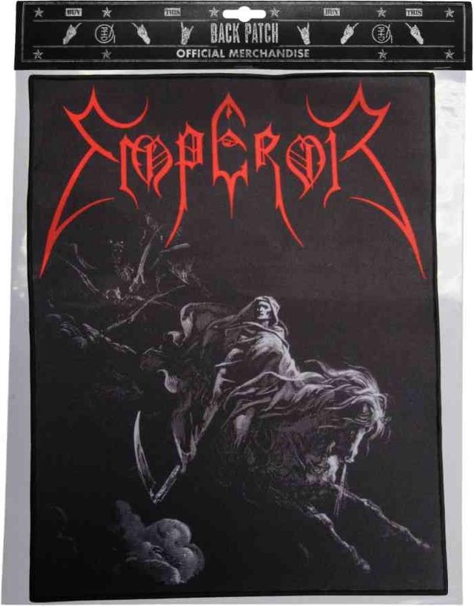 Emperor Patch RIDER (BACKPATCH) Zwart