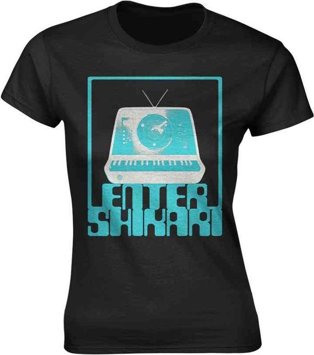 Enter Shikari Dames Tshirt -XL- Synth Square Zwart