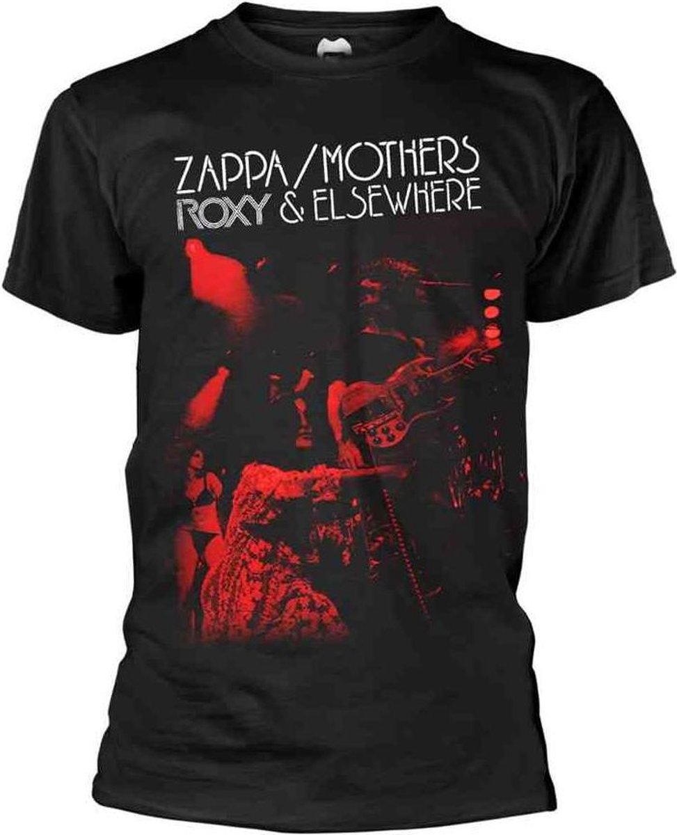 Frank Zappa Heren Tshirt -M- Roxy & Elsewhere Zwart