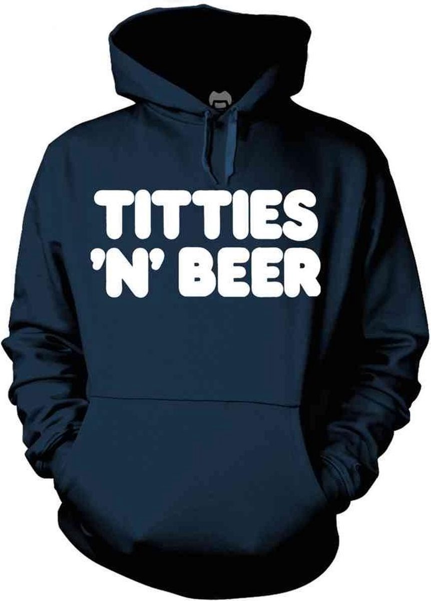 Frank Zappa Hoodie/trui -XXL- Titties N Beer Blauw