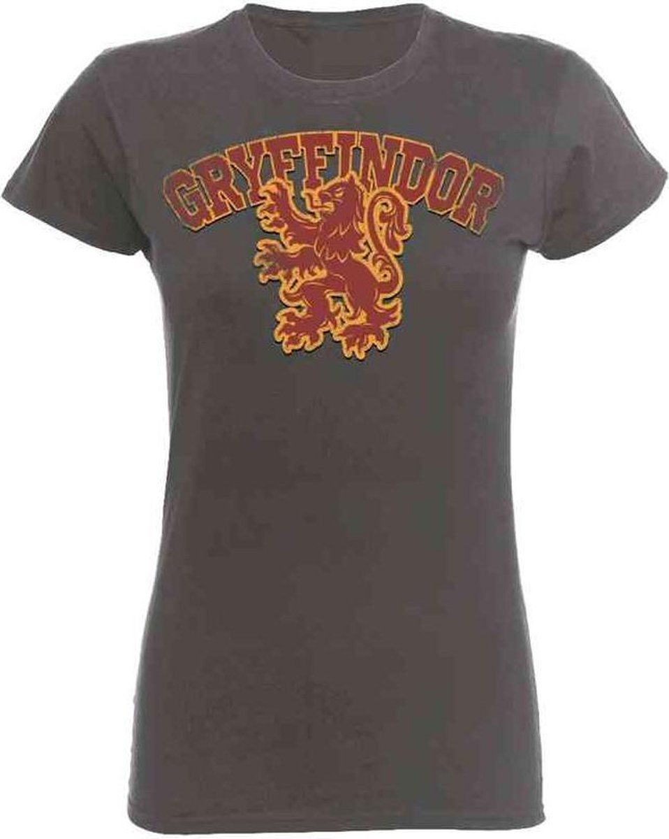 Harry Potter Dames Tshirt -M- GRYFFINDOR SPORT Grijs