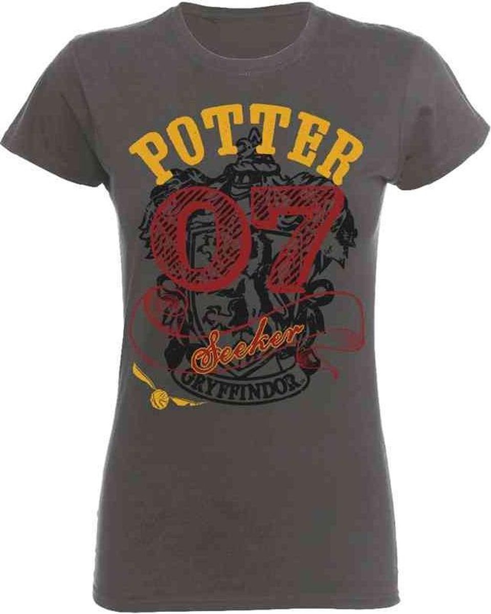 Harry Potter Dames Tshirt -XL- Potter Seeker Grijs