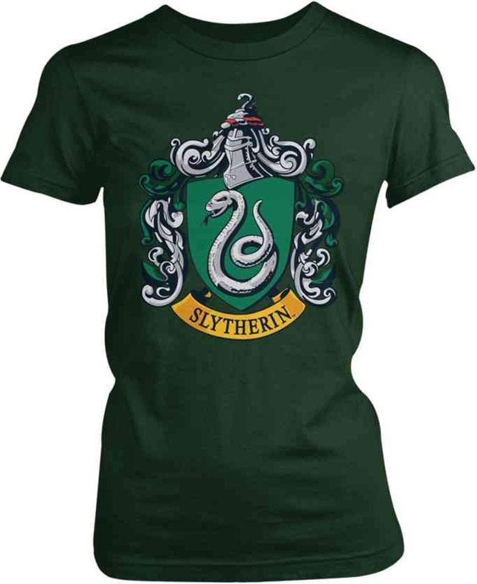 Harry Potter Dames Tshirt -XL- Slytherin Groen