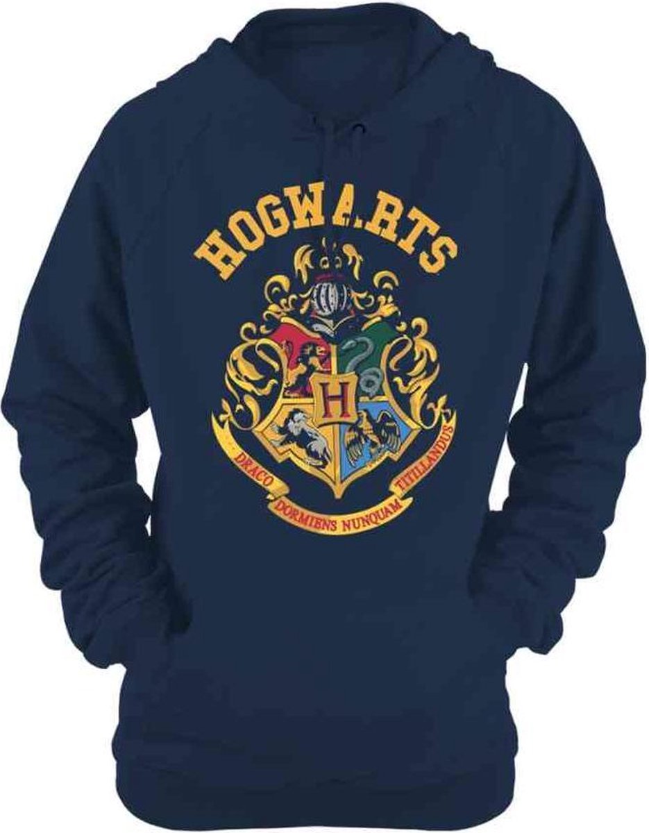 Harry Potter Hoodie/trui -S- Crest Blauw