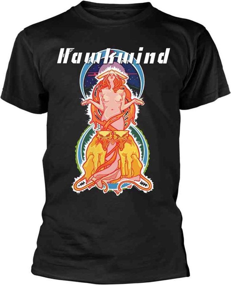 Hawkwind Heren Tshirt -L- Space Ritual Zwart