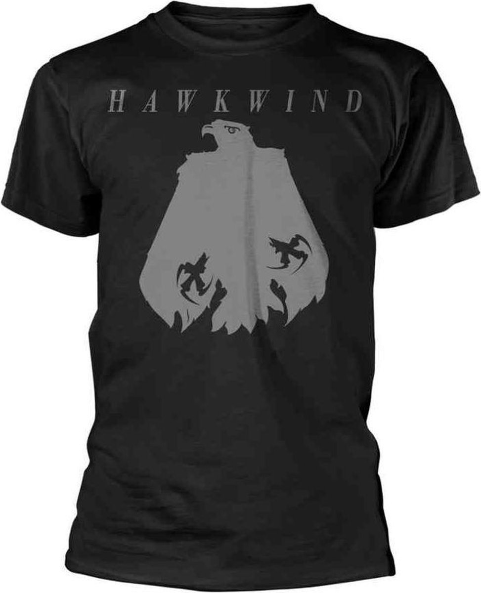 Hawkwind Heren Tshirt -S- Eagle Zwart