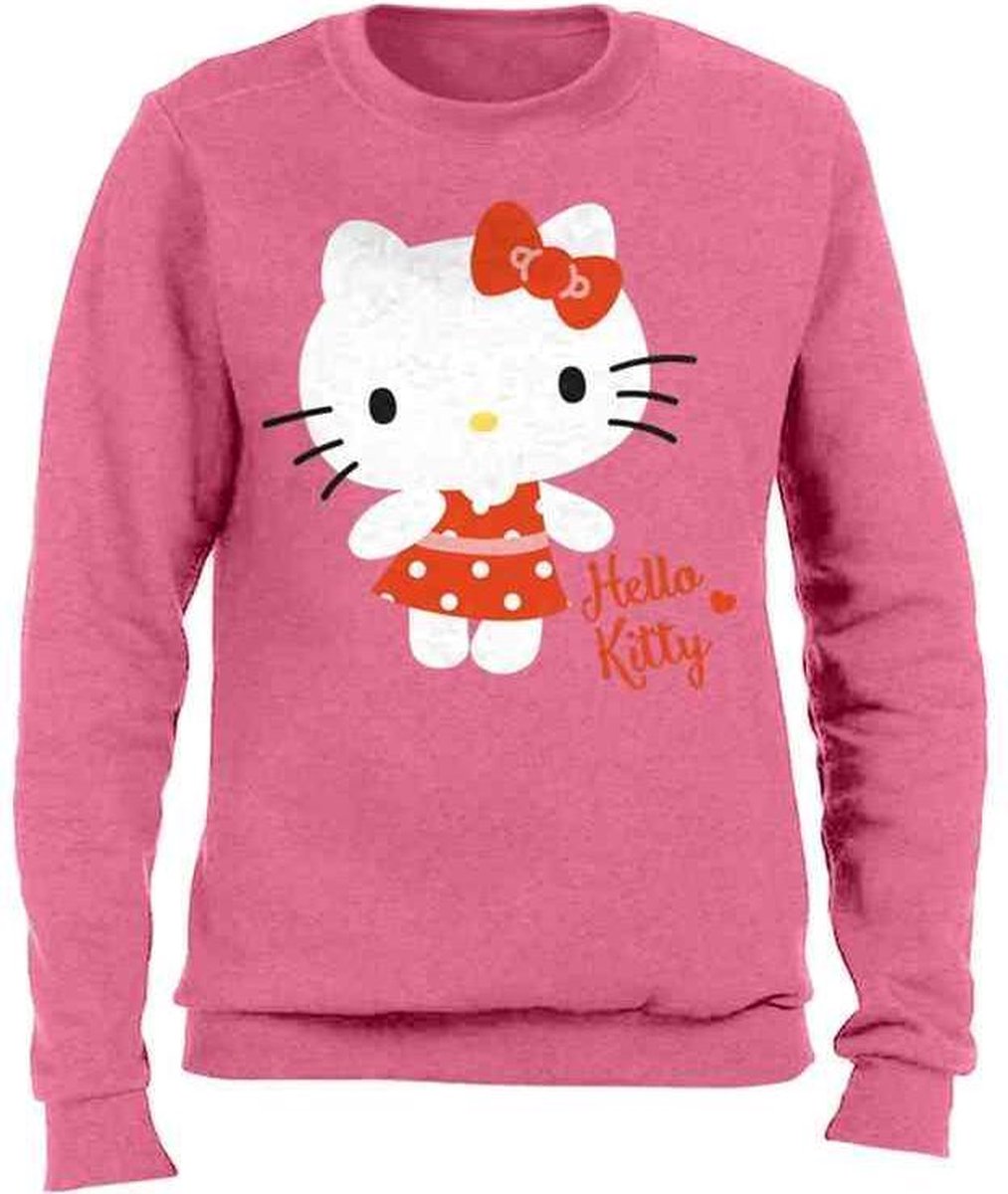 Hello Kitty Sweater/trui -L- Polka Dots Roze