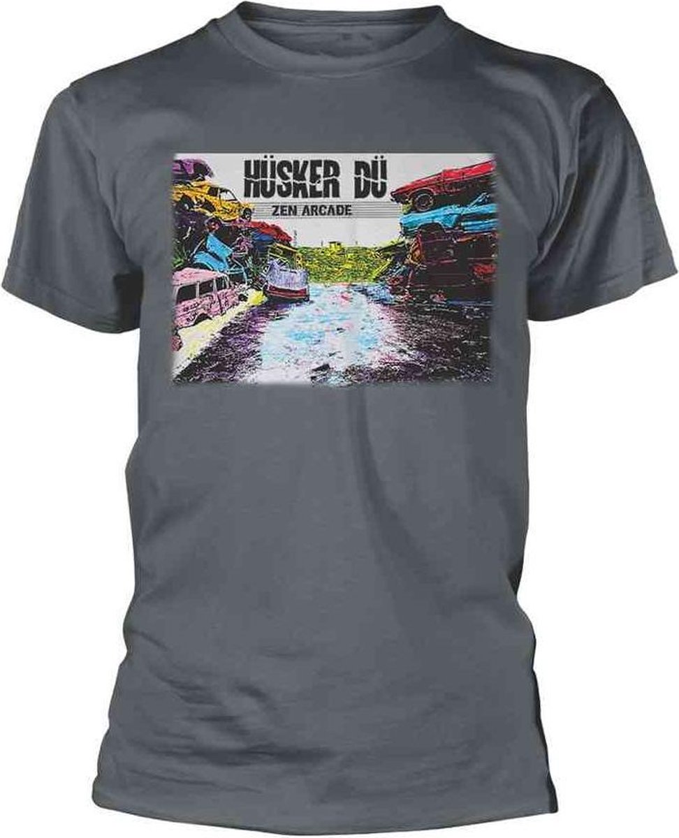 HÃ¼sker DÃ¼ Heren Tshirt -XL- Zen Arcade Grijs