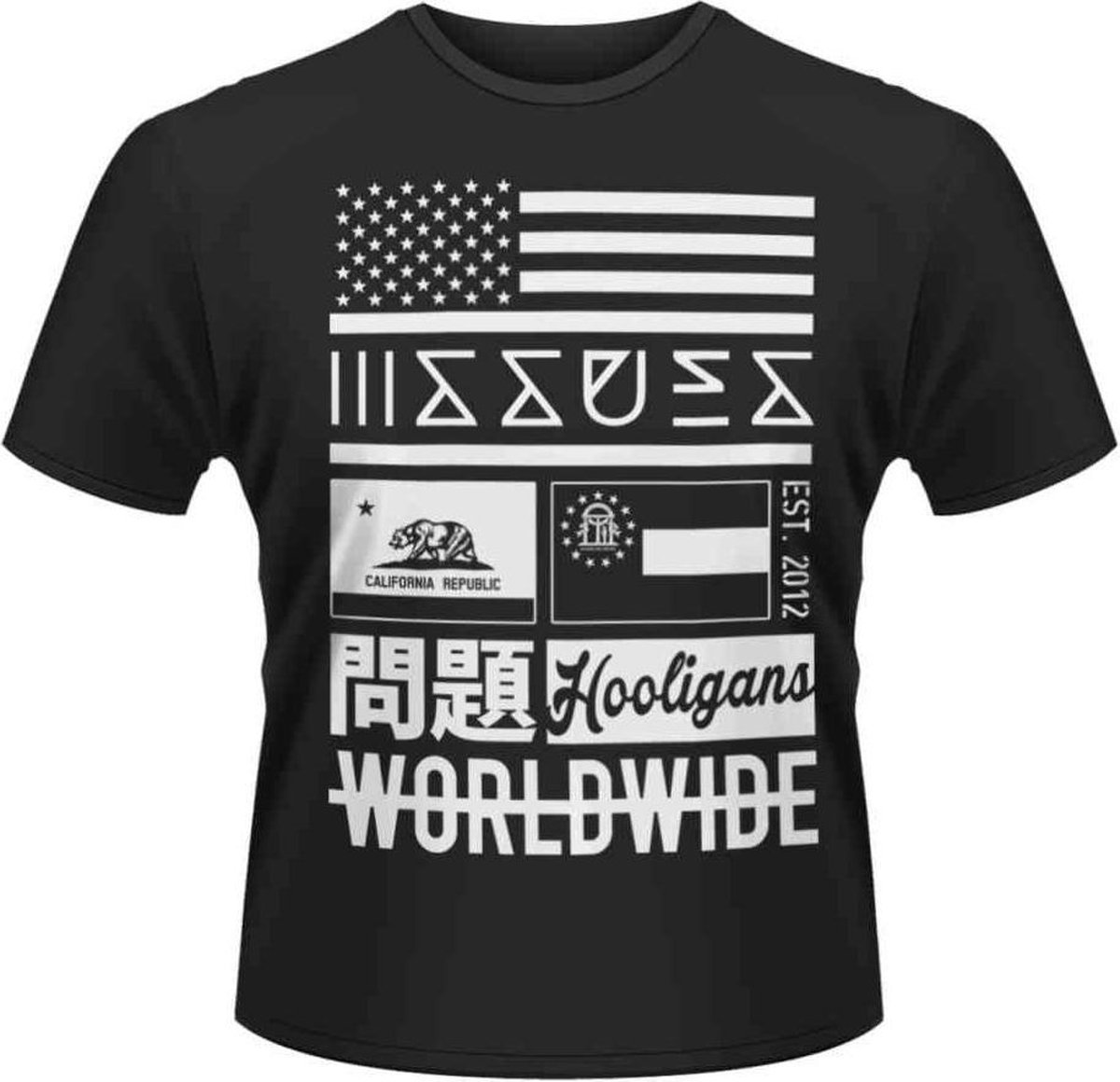 Issues Heren Tshirt -S- Worldwide Zwart