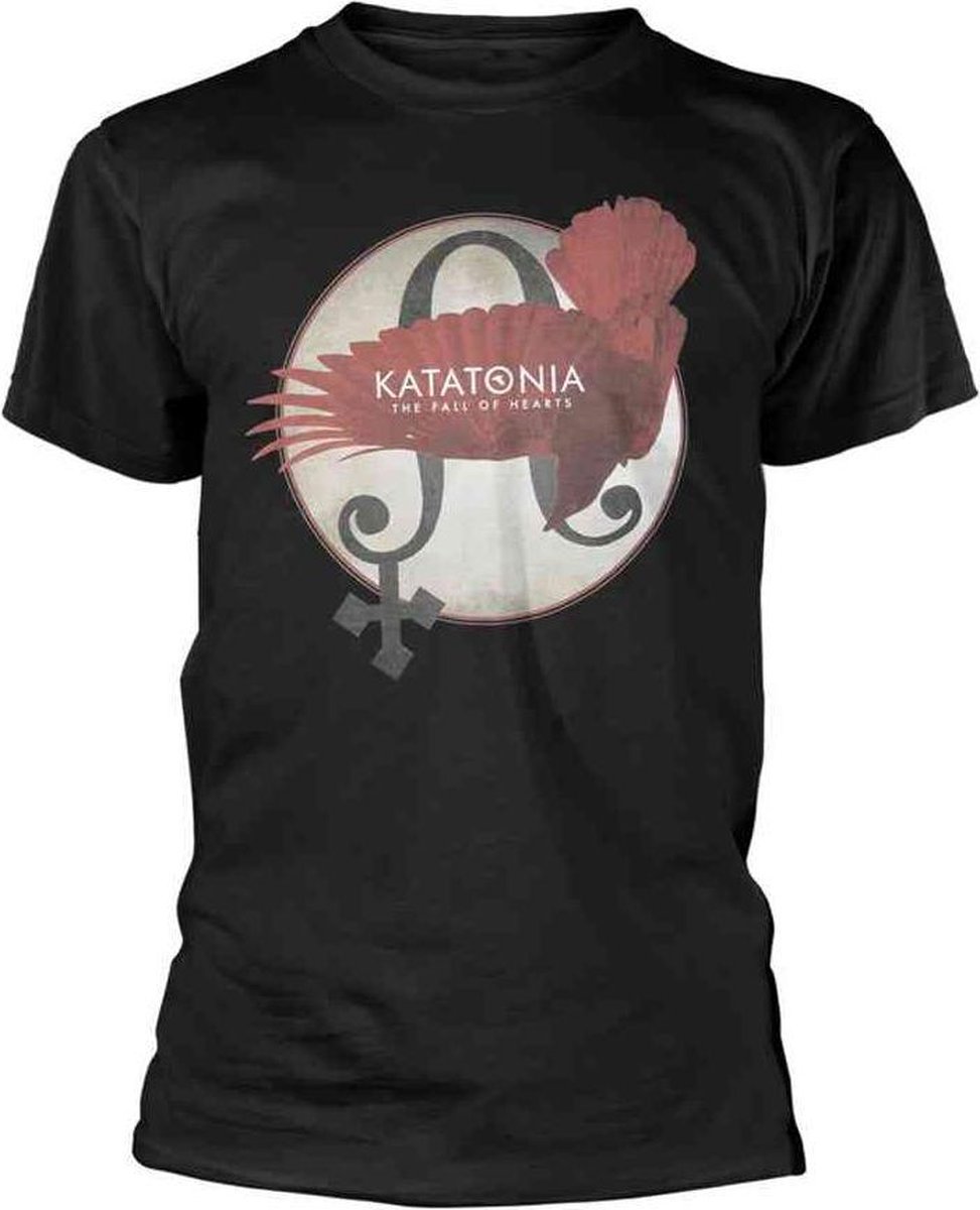 Katatonia Heren Tshirt -S- Fall Of Hearts Zwart