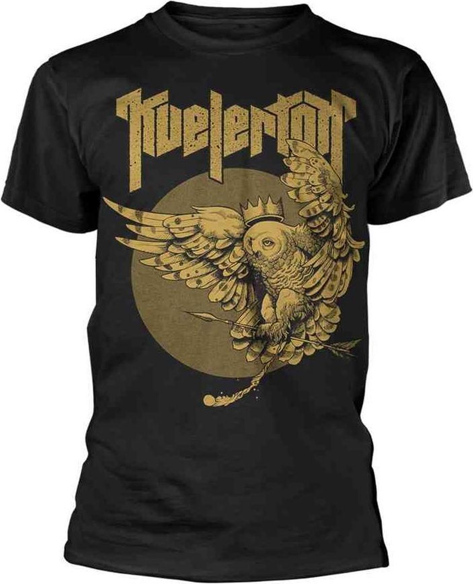 Kvelertak Heren Tshirt -M- Owl King Zwart