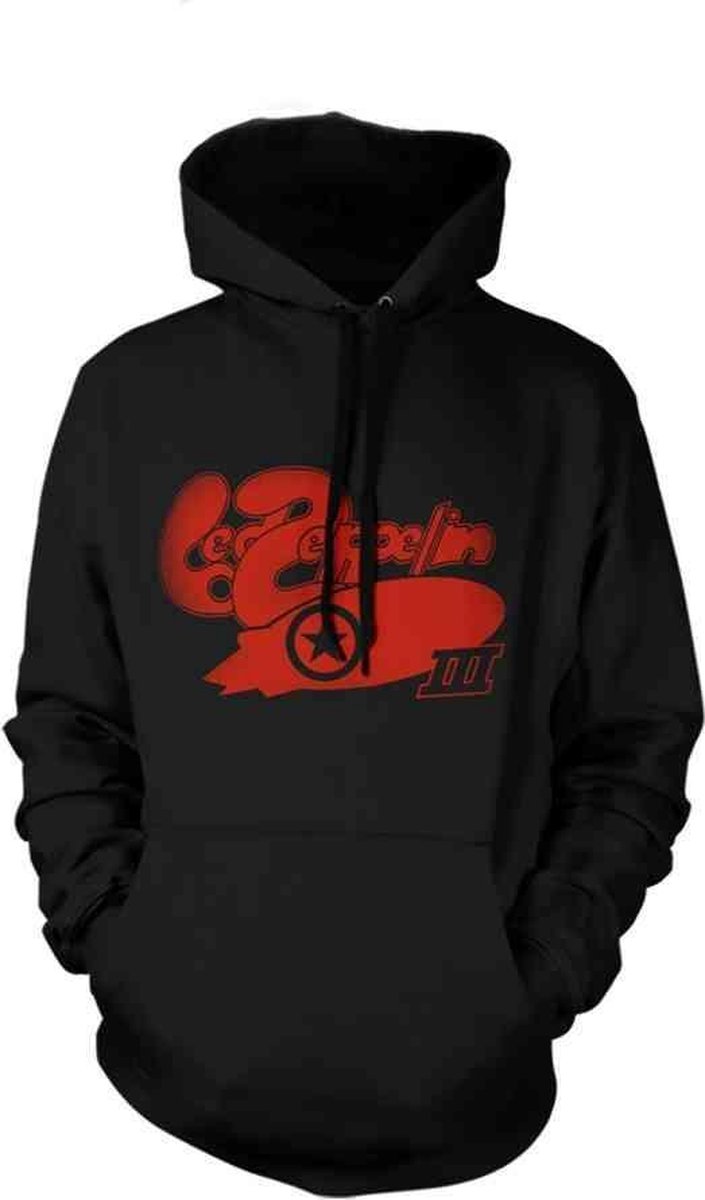 Led Zeppelin Hoodie/trui -S- LZ III Bubble Logo Zwart