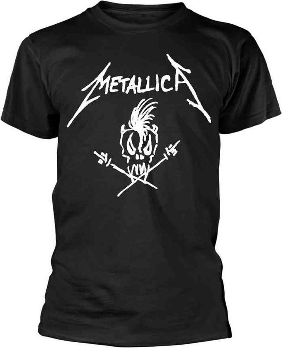 Metallica Heren Tshirt -L- Original Scary Guy Zwart