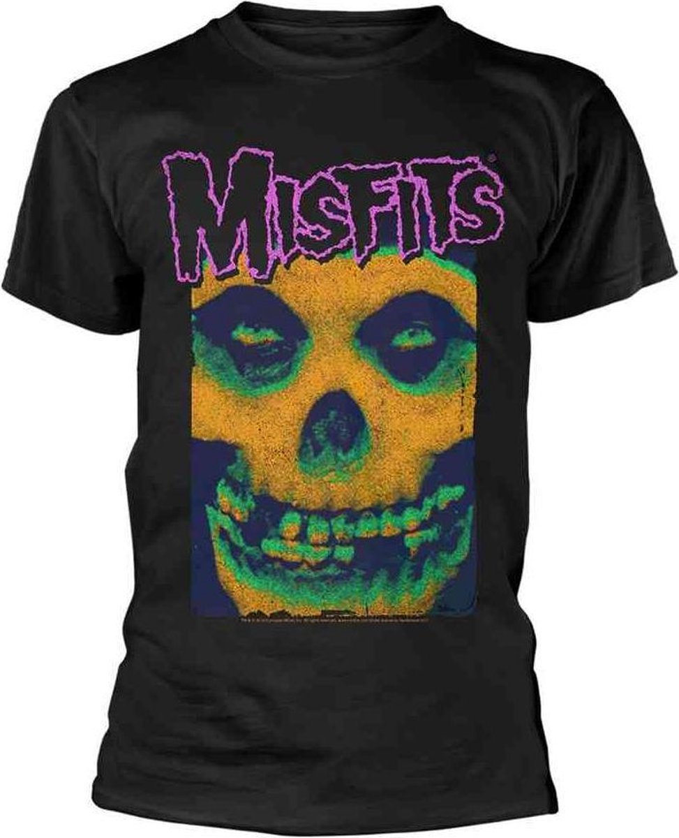 Misfits Heren Tshirt -XL- Warhol Zwart