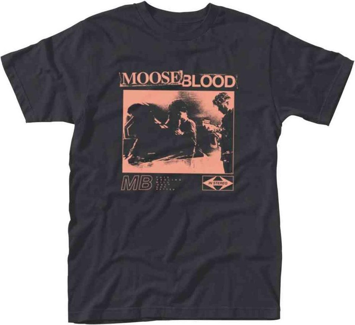 Moose Blood Heren Tshirt -L- This Feeling Zwart