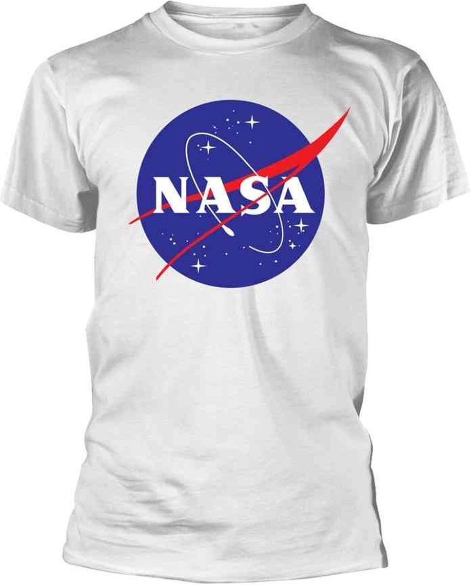 NASA Heren Tshirt -L- Insignia Logo Wit