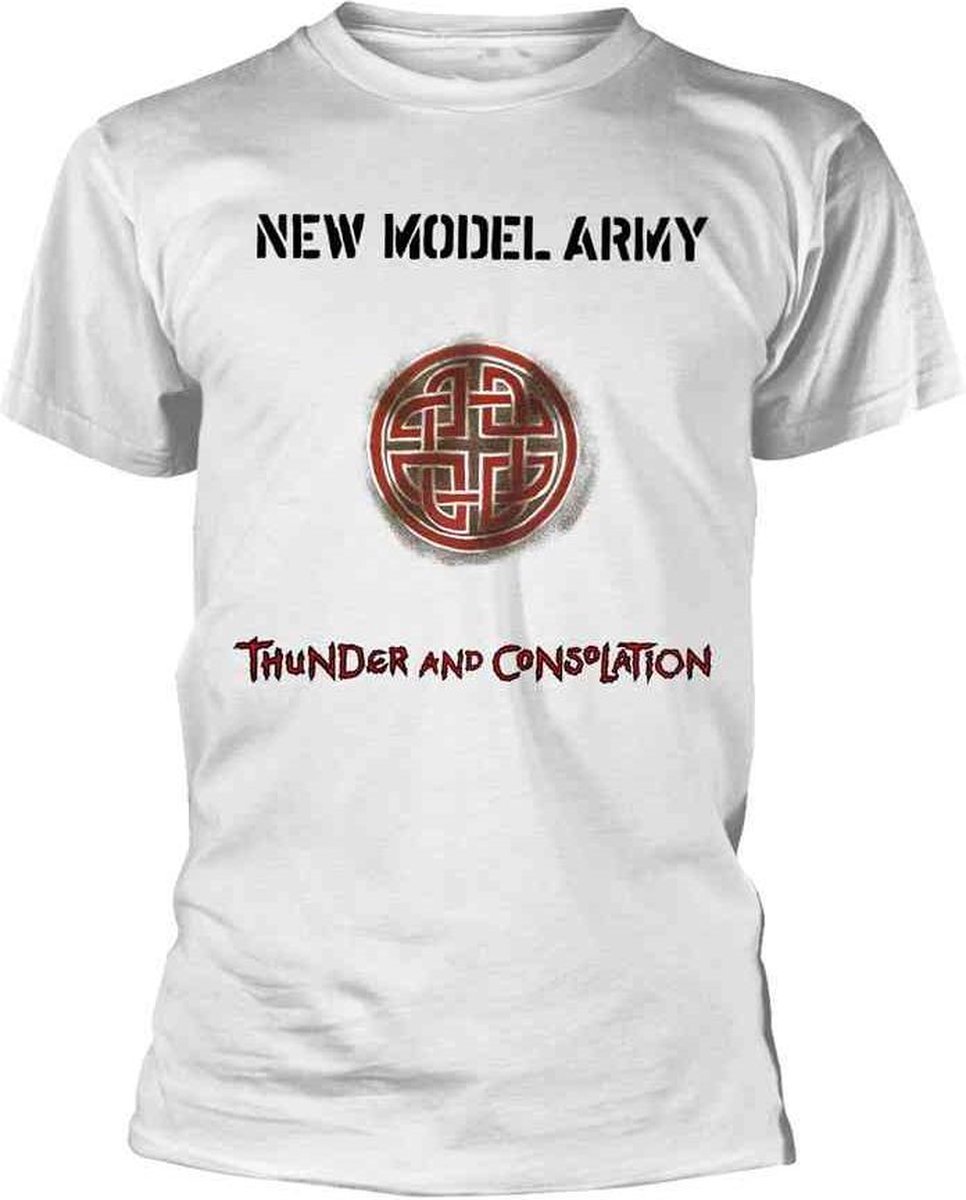 New Model Army Heren Tshirt -S- Thunder And Consolation Wit