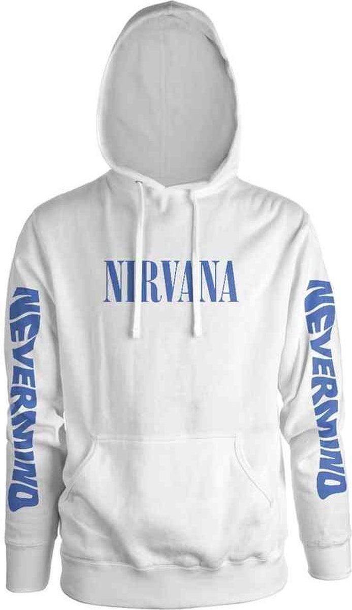 Nirvana Hoodie/trui -S- Nevermind Wit