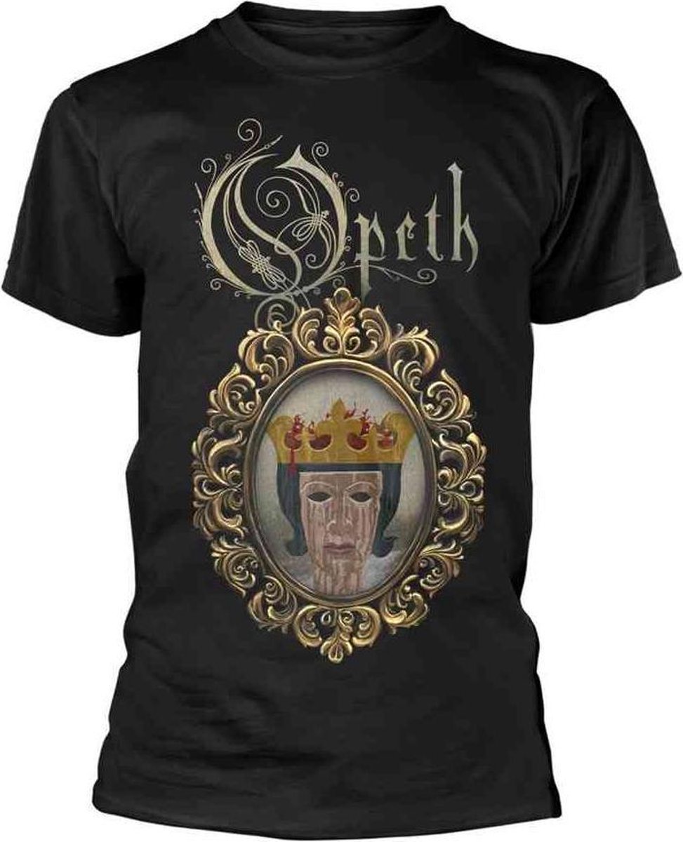 Opeth Heren Tshirt -L- Crown Zwart