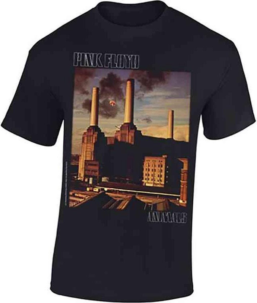 Pink Floyd Heren Tshirt -L- Animals Zwart