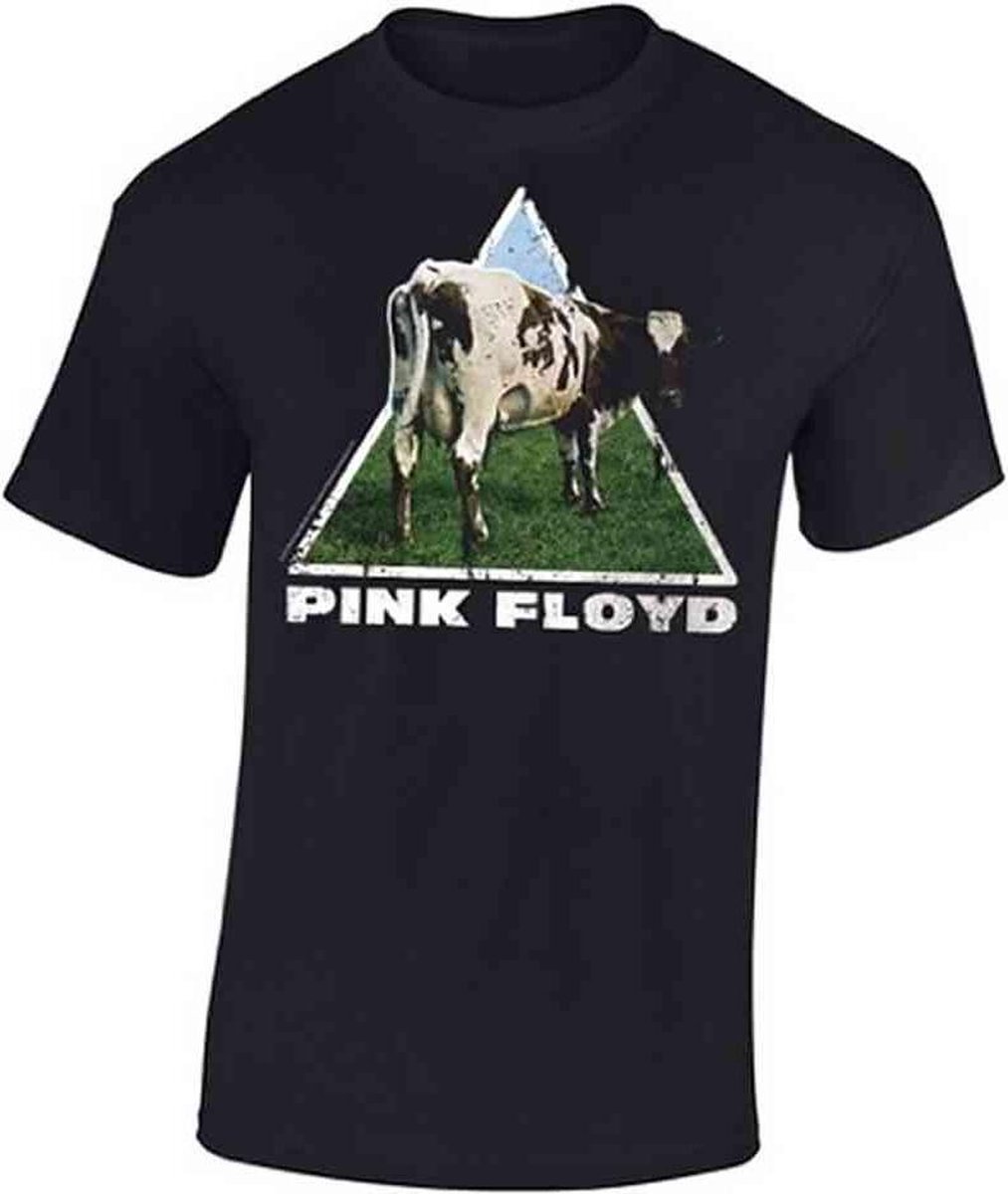 Pink Floyd Heren Tshirt -XL- Atom Heart Zwart