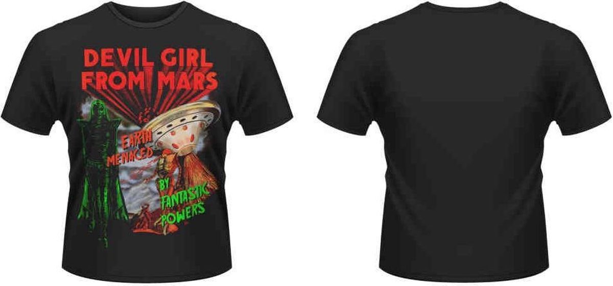 Plan 9 Devil Girl From Mars Unisex Tshirt -XXL- DEVIL GIRL FROM MARS Zwart