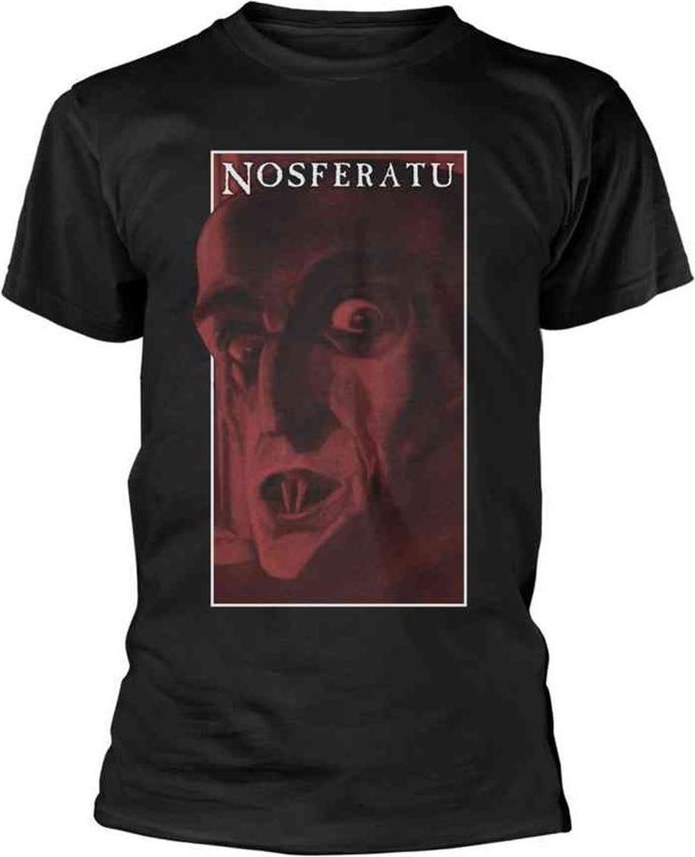 Plan 9 Nosferatu Unisex Tshirt -L- NOSFERATU Zwart