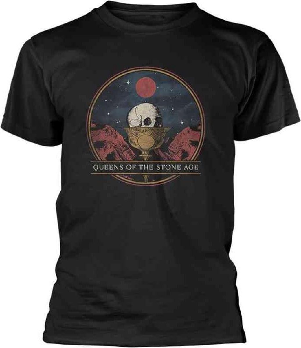 Queens Of The Stone Age Heren Tshirt -S- Chalice Zwart