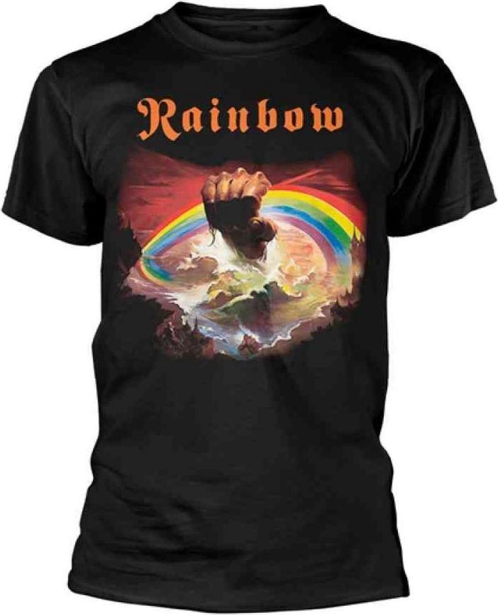 Rainbow Heren Tshirt -XXXL- Rising Zwart