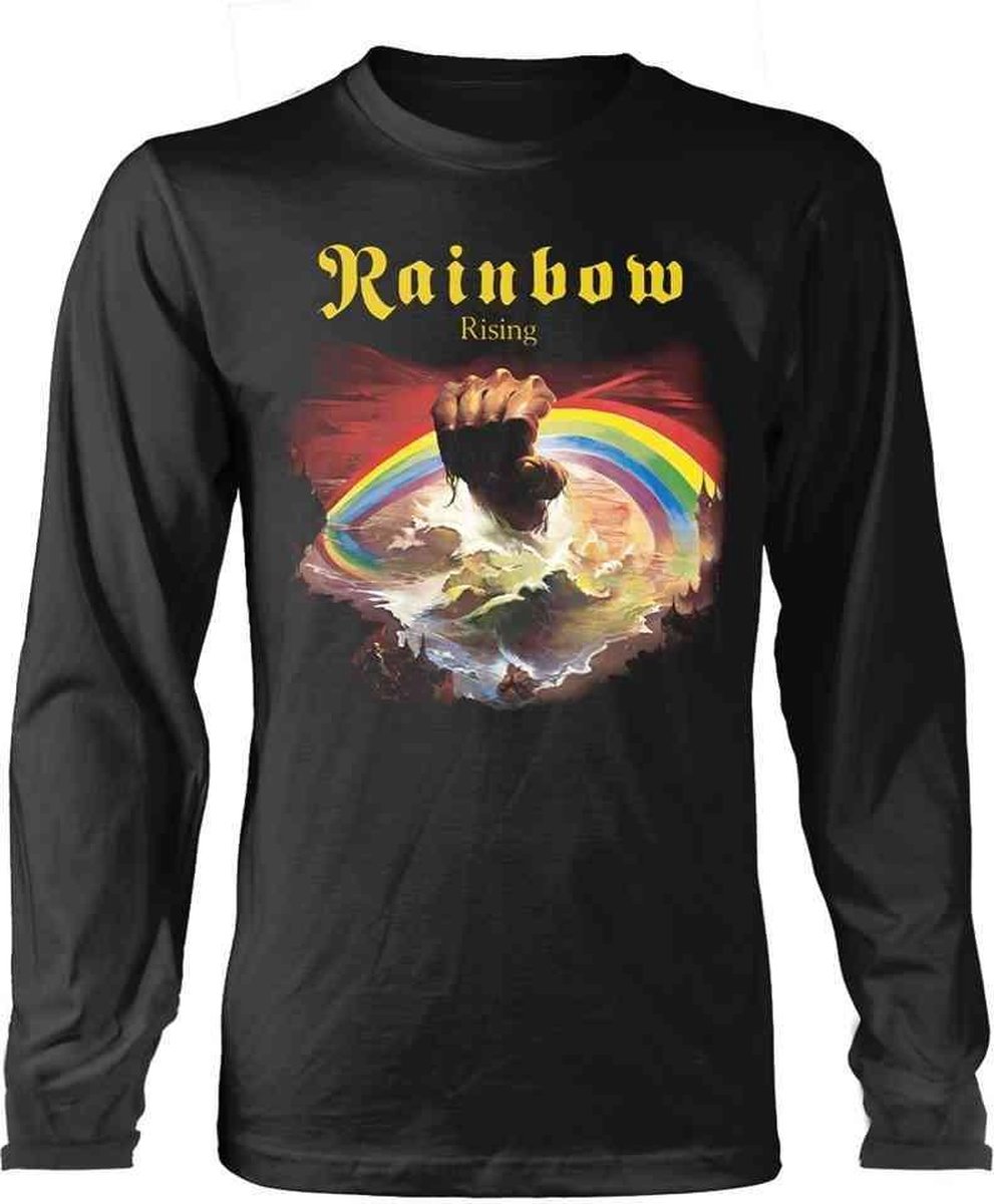 Rainbow Longsleeve shirt -S- Rising Zwart