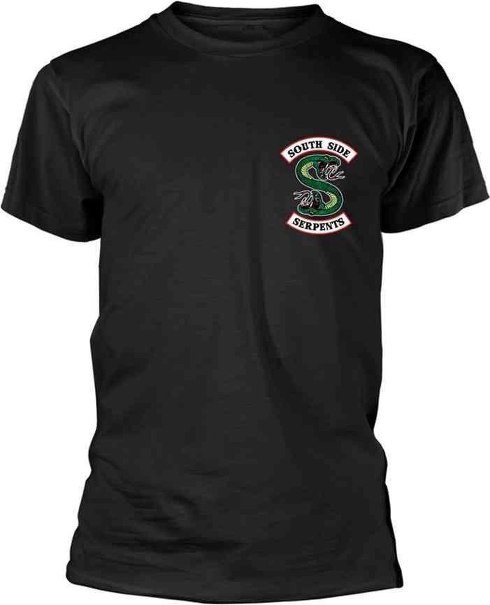 Riverdale Heren Tshirt -S- Serpents Zwart