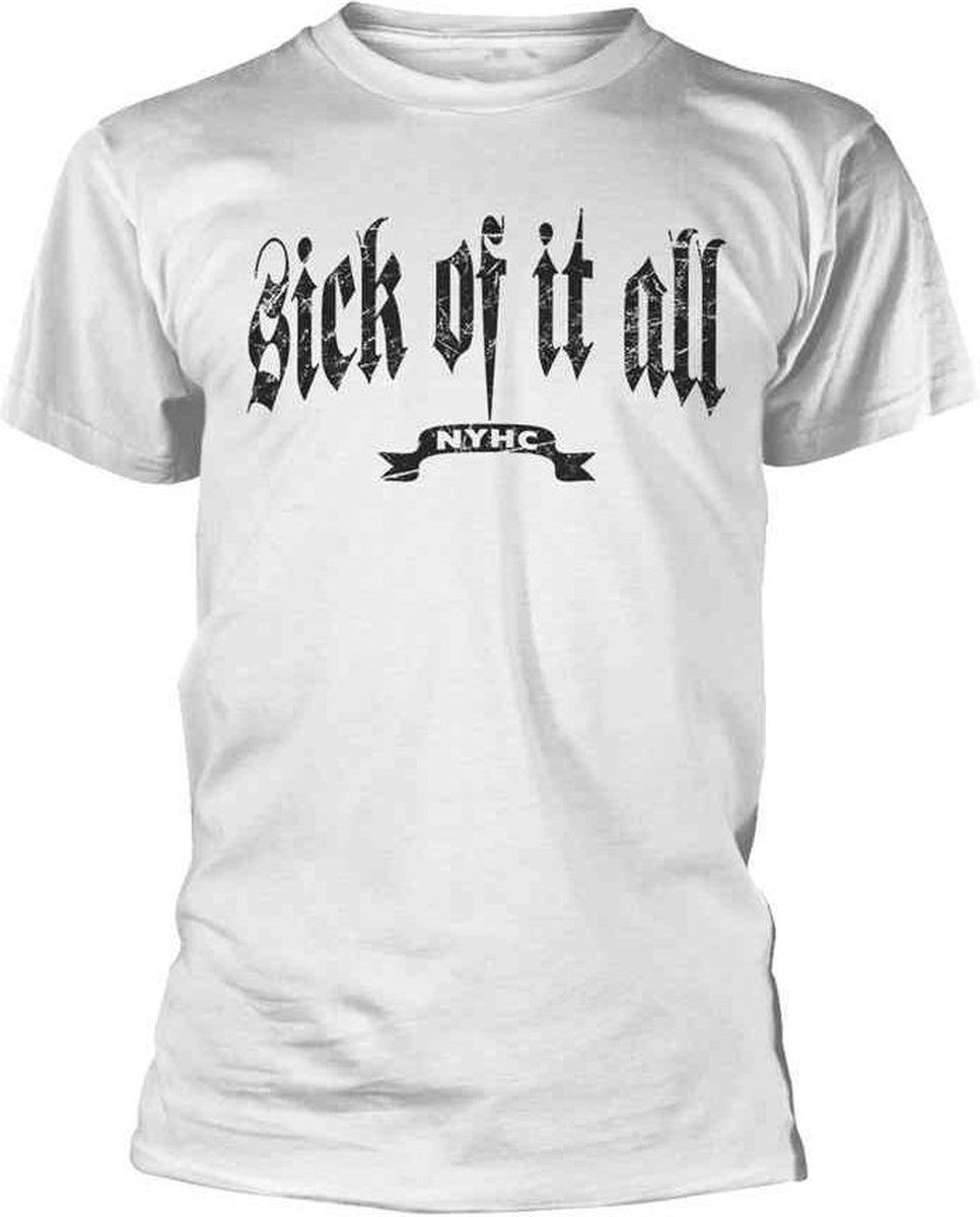 Sick Of It All Heren Tshirt -M- Pete Wit