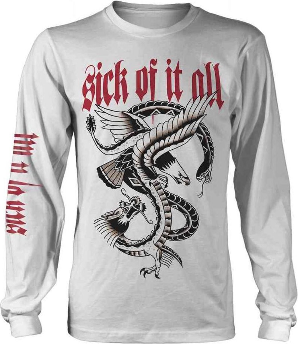 Sick Of It All Longsleeve shirt -M- Eagle Wit