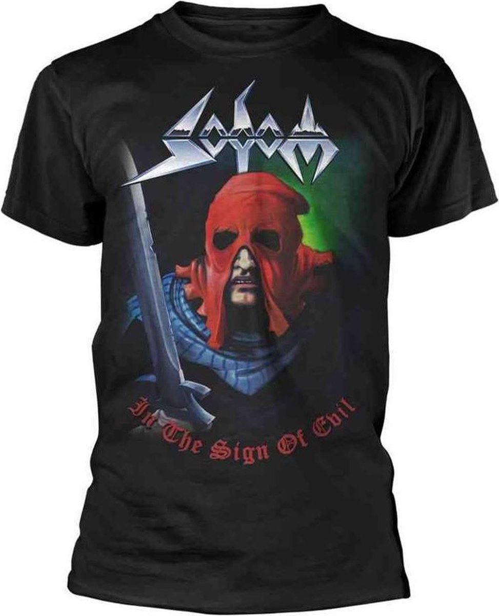 Sodom Heren Tshirt -L- In The Sign Of Evil Zwart