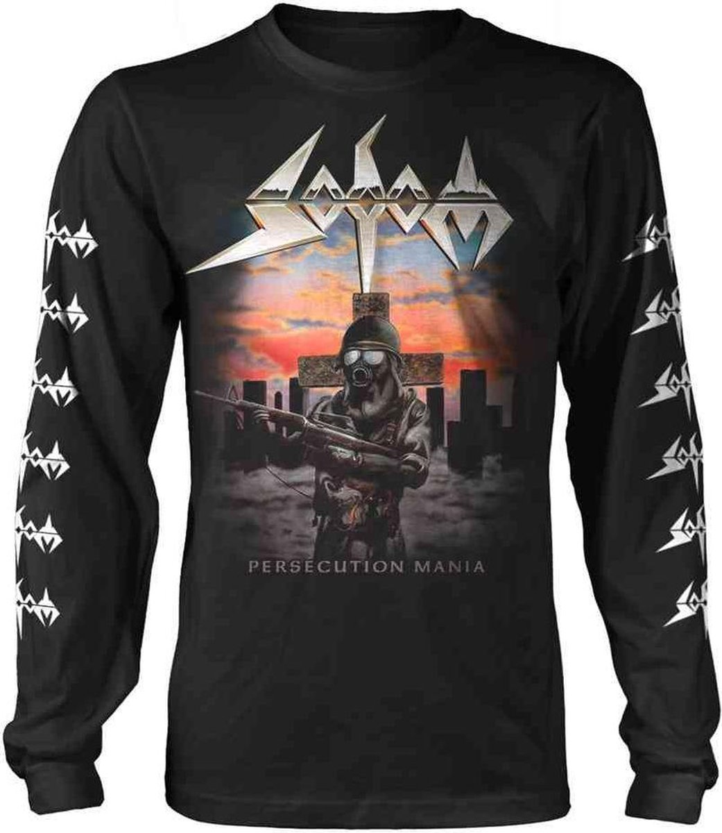 Sodom Longsleeve shirt -XL- Persecution Mania Zwart