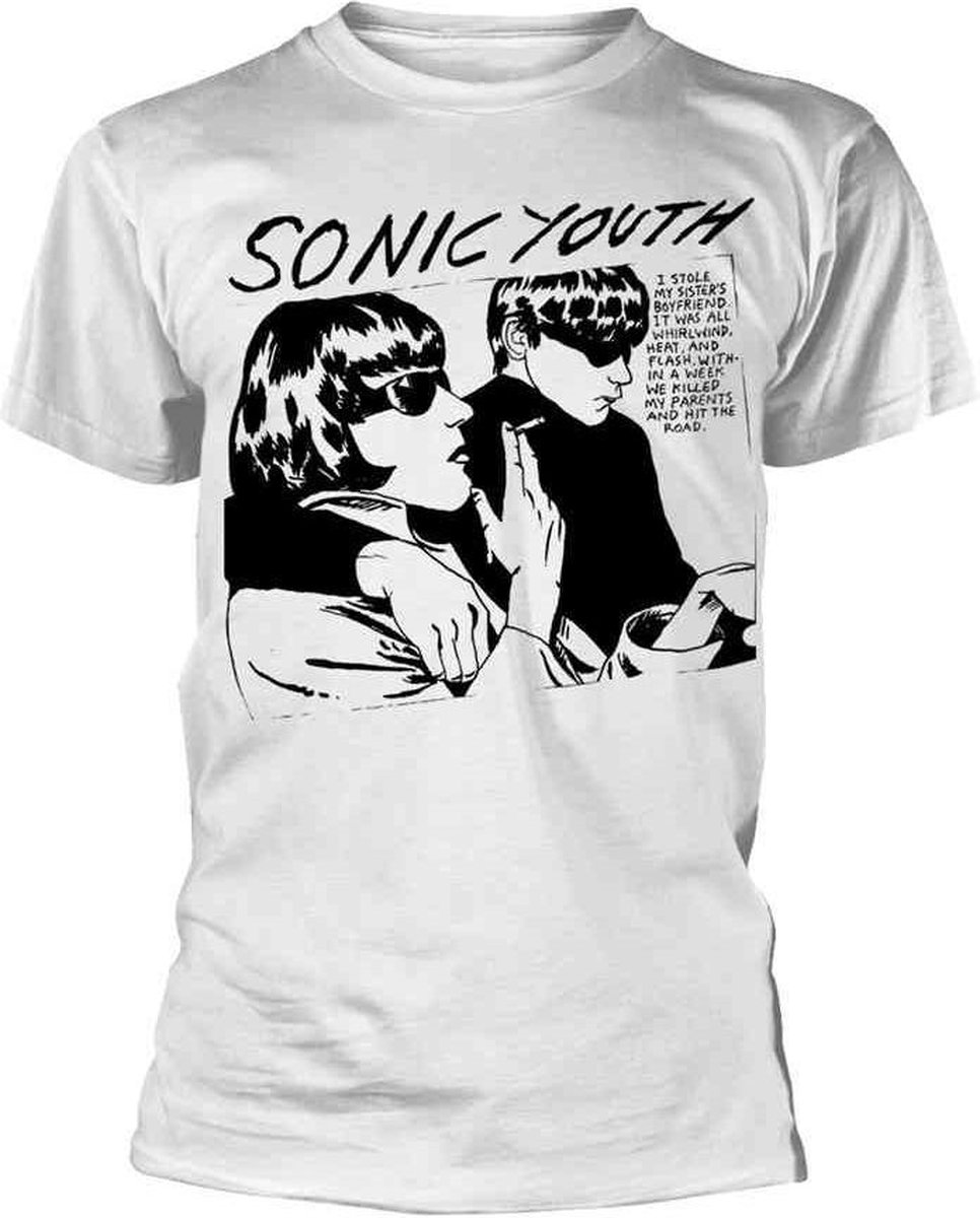 Sonic Youth Heren Tshirt -XL- Goo Album Cover Wit