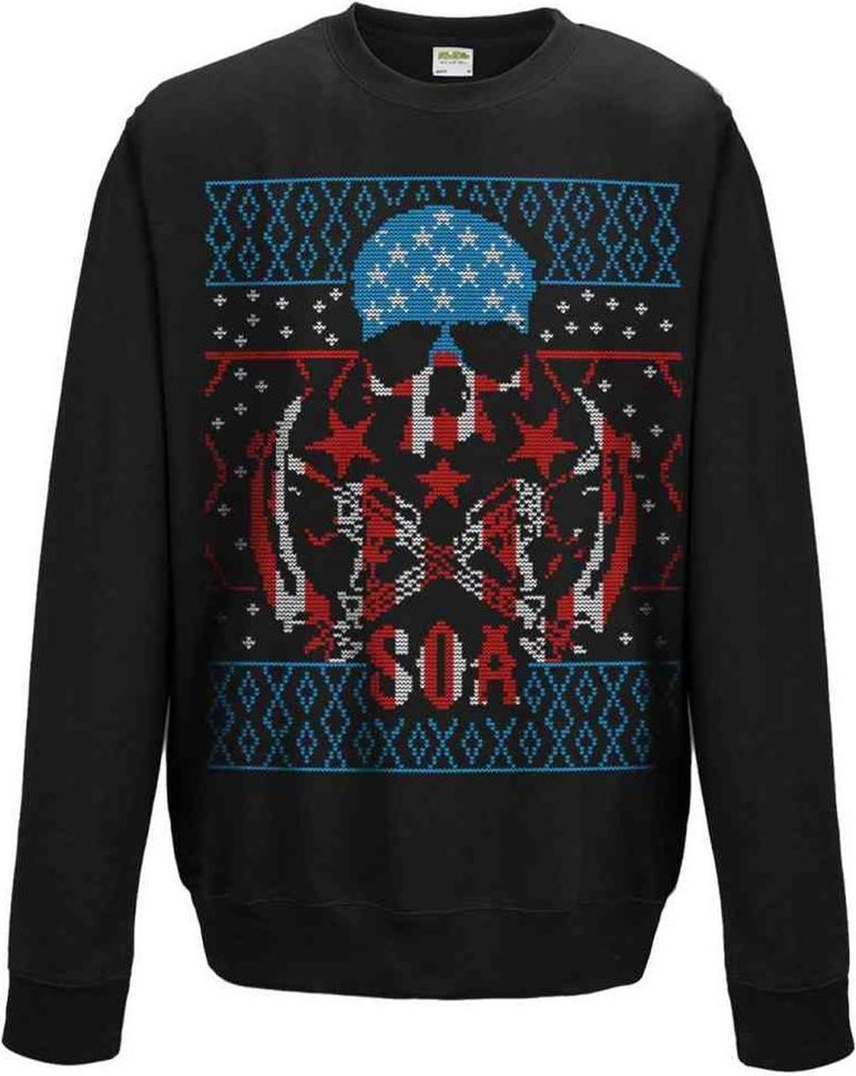 Sons Of Anarchy Sweater/trui -XL- Christmas Reaper Zwart