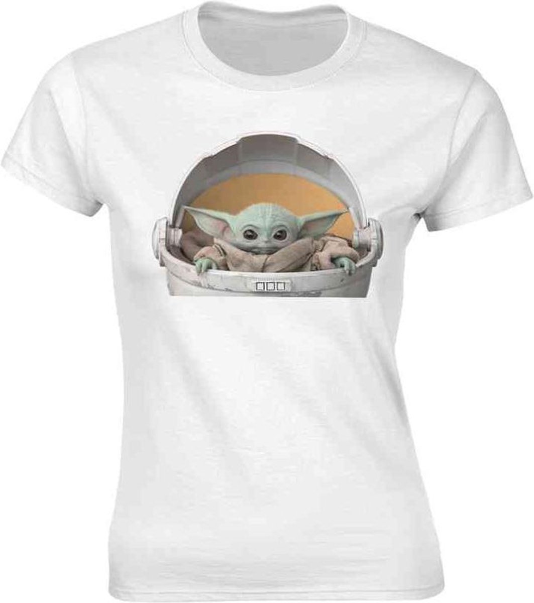 Star Wars Dames Tshirt -L- The Mandalorian - The Child Pod Wit