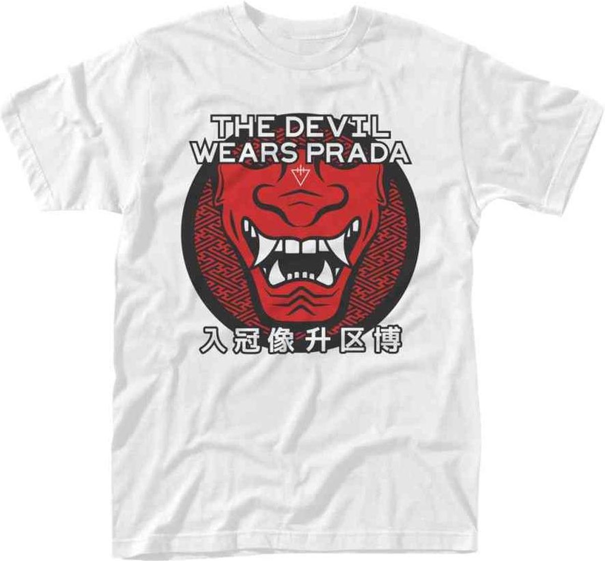 The Devil Wears Prada Heren Tshirt -M- Oni Mask Wit