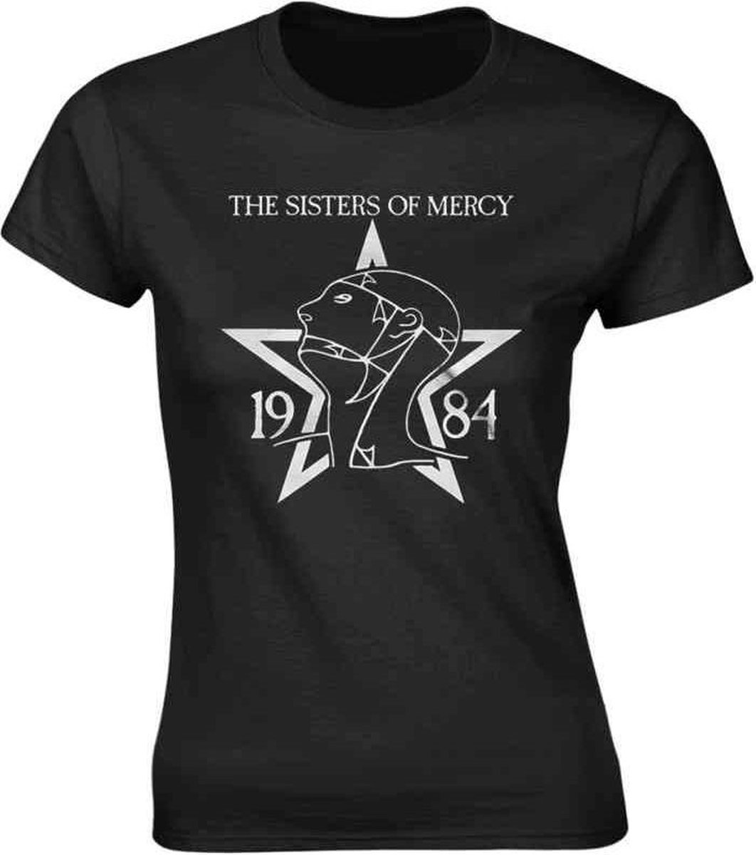 The Sisters Of Mercy Dames Tshirt -L- 1984 Zwart