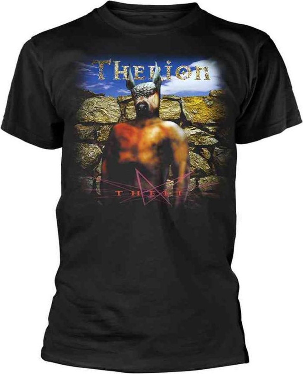 Therion Heren Tshirt -XXL- Theli Zwart