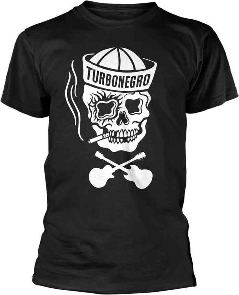 Turbonegro Unisex Tshirt -XXL- SAILOR (BLACK) Zwart