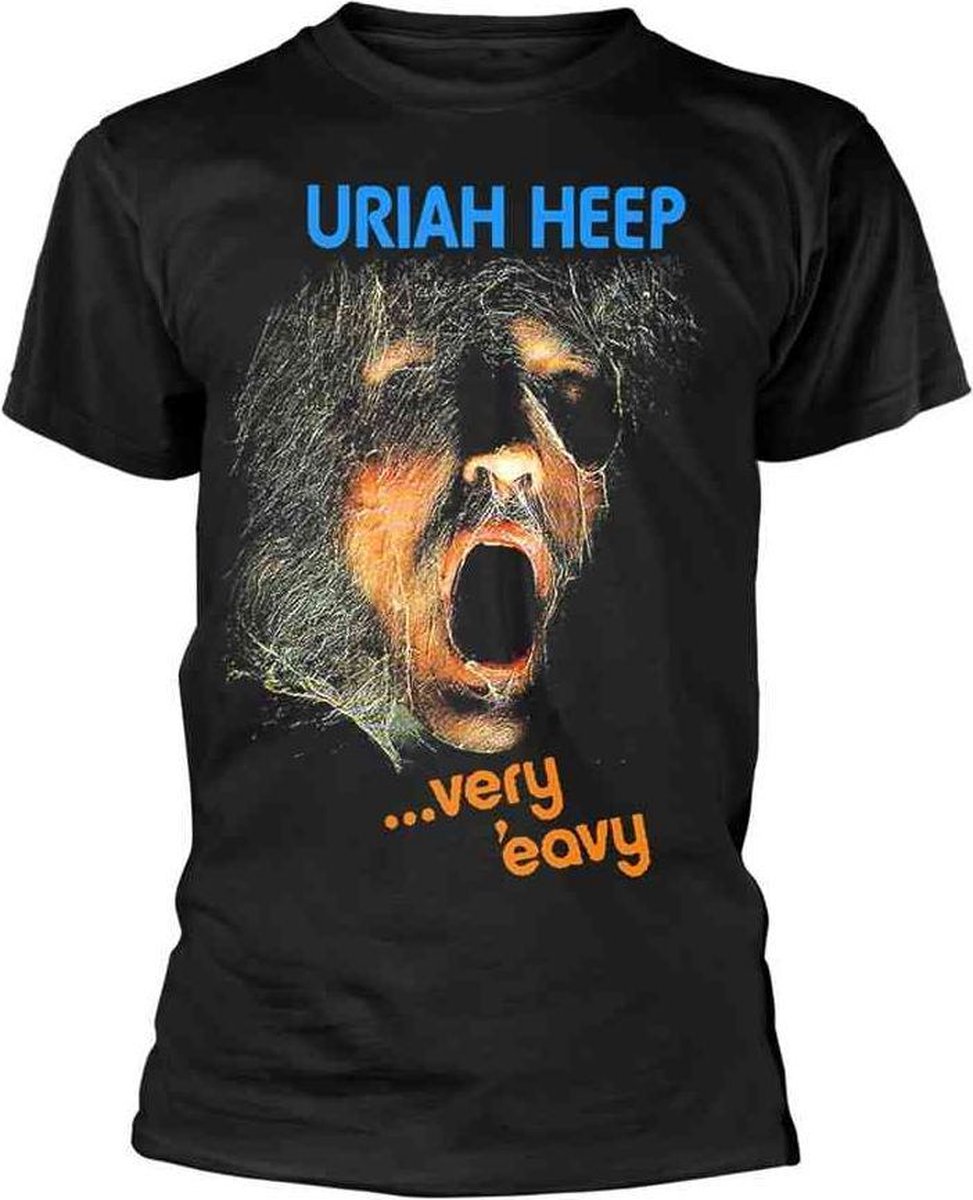 Uriah Heep Heren Tshirt -L- Very Eavy Zwart