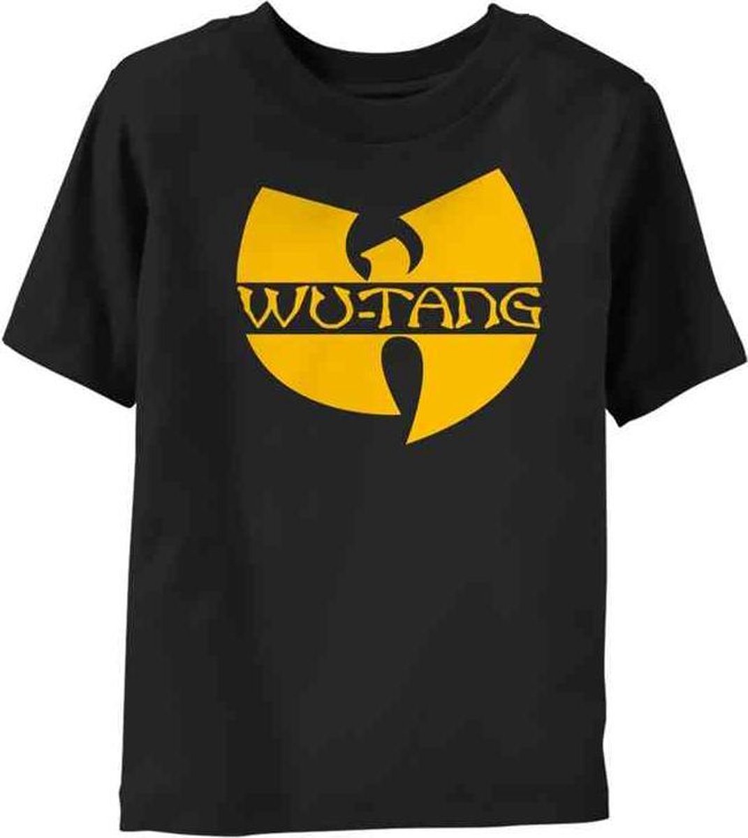 WuTang Clan Kinder Tshirt -Kids tm 1 jaar- Logo Zwart